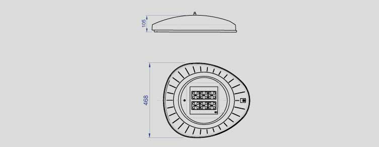 Enllumenat Públic amb lluminà ries LED per a la il·luminació exterior , Il·luminació Urbana , ALIUL Lluminà ria LED Innova UP ,