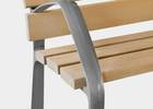 Street furniture with benches, litter bins, bollards, planters and equipment , Benches , UB2T BCN21 T Bench , 