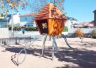 Playgrounds with slides, swings and children's games , Robinius line , PBC1 Oak , 