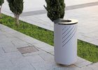 Mobiliari Urbà amb bancs, papereres, pilones, jardineres i equipament , Papereres , UP23 Paperera Mielek.r , 