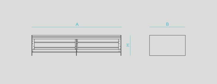 Mobiliari Urbà amb bancs, papereres, pilones, jardineres i equipament , Bancs , UB30B Banqueta Arq ,